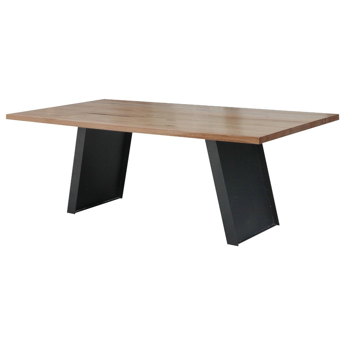 PACIFIC SOLID MESSMATE TIMBER DINING TABLE 210CM - MyChocolateWood