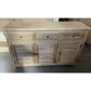 PALM BEACH BUFFET/SIDEBOARD 3 DOORS 3 DRAWERS LOUVRE STYLE SOLID OAK - MyChocolateWood