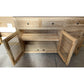 PALM BEACH BUFFET/SIDEBOARD 3 DOORS 3 DRAWERS LOUVRE STYLE SOLID OAK - MyChocolateWood