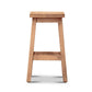 PAPAYA SOLID MANGO WOOD STOOL HONEY WASH - MyChocolateWood