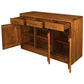 PARIS SOLID MAHOGANY 3 DOORS & 3 DRAWERS BUFFET/SIDEBOARD IN LIGHT PECAN - MyChocolateWood