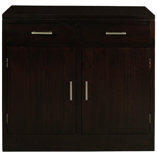 PARIS SOLID MAHOGANY BUFFET/SIDEBOARD 2 DOORS 2 DRAWERS IN CHOCOLATE - MyChocolateWood