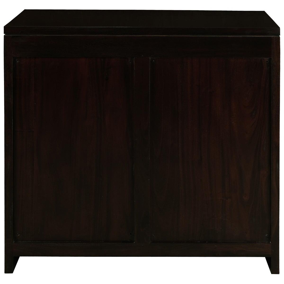 PARIS SOLID MAHOGANY BUFFET/SIDEBOARD 2 DOORS 2 DRAWERS IN CHOCOLATE - MyChocolateWood