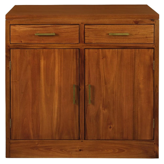 PARIS SOLID MAHOGANY BUFFET/SIDEBOARD 2 DOORS & 2 DRAWERS IN LIGHT PECAN - MyChocolateWood