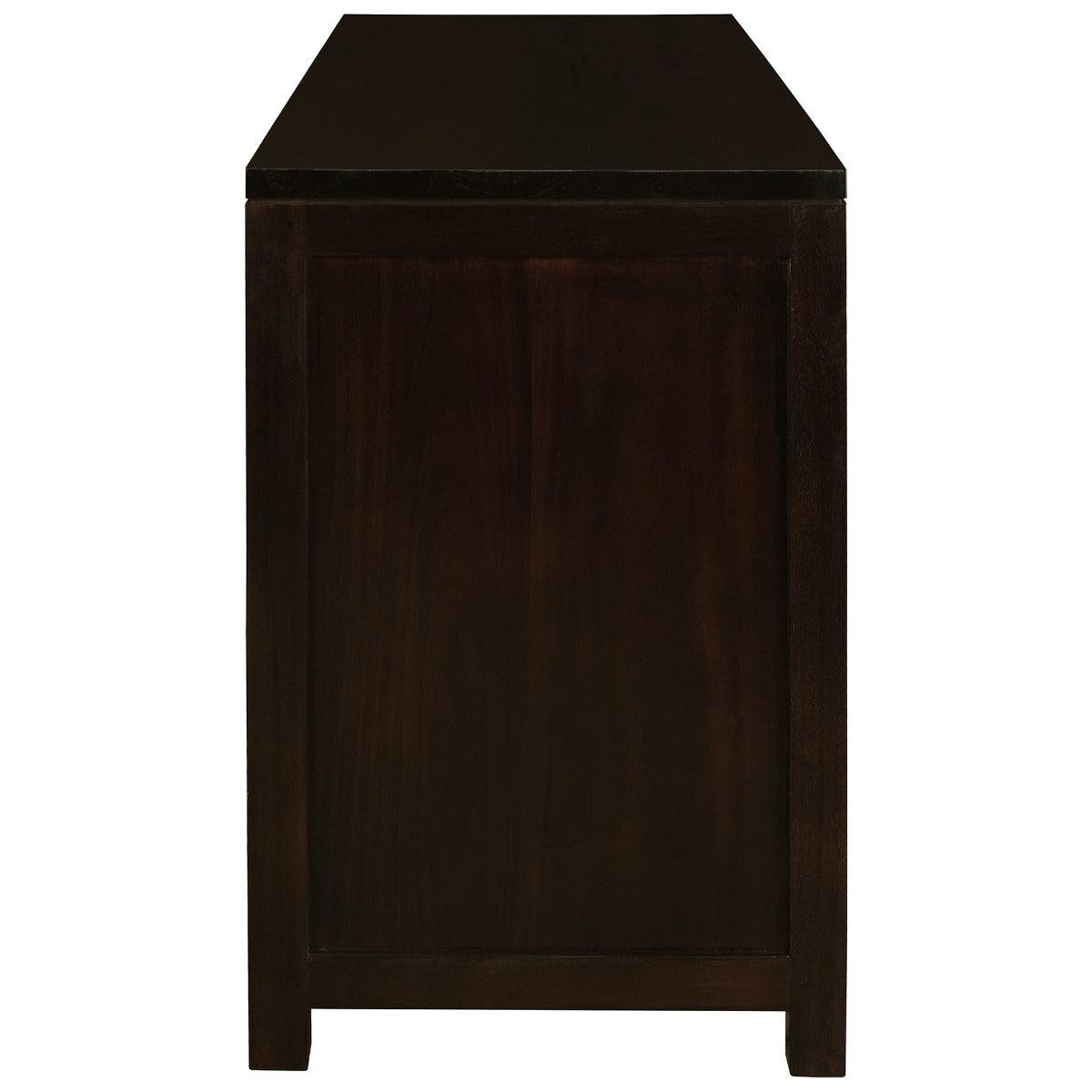 PARIS SOLID MAHOGANY TIMBER 3 DRAWER 150CM DESK - CHOCOLATE - MyChocolateWood