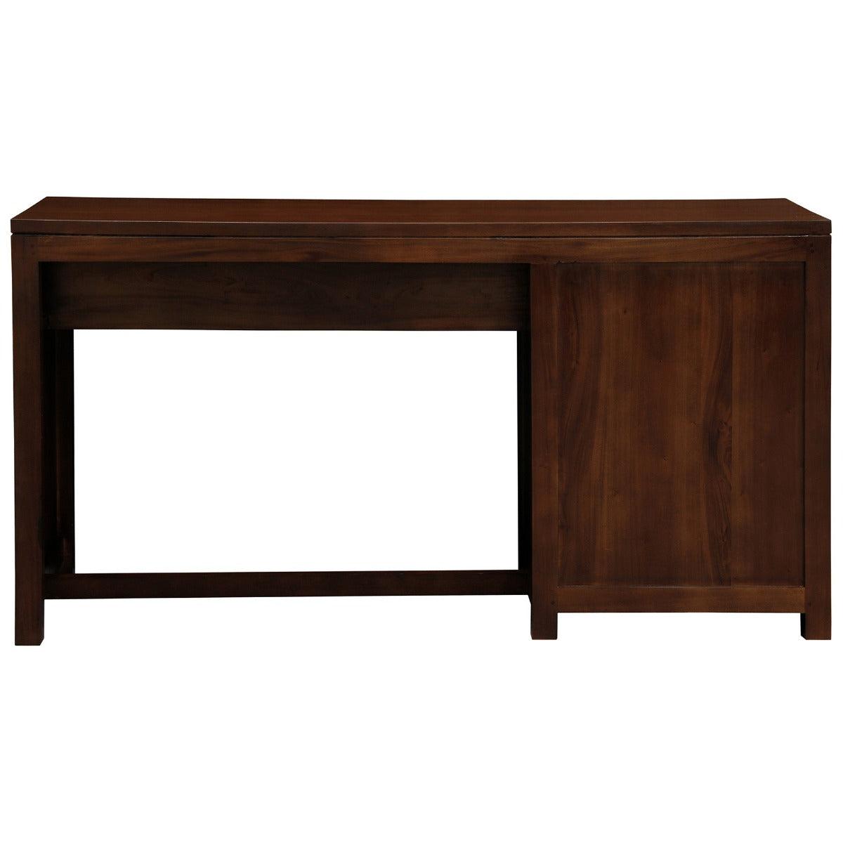 PARIS SOLID MAHOGANY TIMBER 3 DRAWER DESK - MAHOGANY -150CM - MyChocolateWood