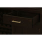 PARIS SOLID MAHOGANY TIMBER BUFFET/WINERACK 1 DOOR / 1 DRAWER CHOCOLATE 120CM - MyChocolateWood