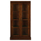 PARIS SOLID MAHOGANY TIMBER DISPLAY CABINET WITH 3 SHELVES - MAHOGANY - MyChocolateWood