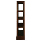PARIS SOLID MAHOGANY TIMBER DISPLAY CABINET WITH 3 SHELVES - MAHOGANY - MyChocolateWood