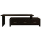PARIS SOLID MAHOGANY TIMBER EXTENSION TV UNIT 3 DRAWERS- CHOCOLATE - MyChocolateWood