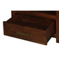 PARIS SOLID MAHOGANY TIMBER SINGLE DRAWER LAMP TABLE - MAHOGANY - MyChocolateWood