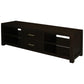 PARIS SOLID MAHOGANY TIMBER TV UNIT 2 DRAWERS & 4 SHELVES - CHOCOLATE - MyChocolateWood