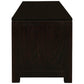 PARIS SOLID MAHOGANY TIMBER TV UNIT 2 DRAWERS & 4 SHELVES - CHOCOLATE - MyChocolateWood