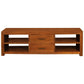 PARIS SOLID MAHOGANY TIMBER TV UNIT 2 DRAWERS & 4 SHELVES - LIGHT PECAN - MyChocolateWood
