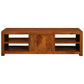 PARIS SOLID MAHOGANY TIMBER TV UNIT 2 DRAWERS & 4 SHELVES - LIGHT PECAN - MyChocolateWood