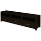 PARIS SOLID MAHOGANY TV UNIT 190CM WITH 3 DRAWERS IN CHOCOLATE - MyChocolateWood