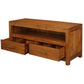 PARIS SOLID MAHOGANY TV UNIT WITH 2 DRAWERS IN LIGHT PECAN 120CM - MyChocolateWood