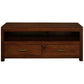 PARIS SOLID MAHOGANY TV UNIT WITH 2 DRAWERS IN MAHOGANY 120CM - MyChocolateWood