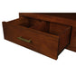 PARIS SOLID MAHOGANY TV UNIT WITH 2 DRAWERS IN MAHOGANY 120CM - MyChocolateWood