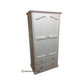 PAUDHA WHITE WARDROBE/ARMOIRE IN SOLID NZ PINE CUSTOM MADE - MyChocolateWood