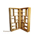 PAYTON SOLID PINE TIMBER ROOM DIVIDER/BOOKCASE/BOOKSHELF DISPLAY UNIT - MyChocolateWood