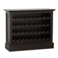 PEGASUS SOLID MAHOGANY TIMBER 36 BOTTLE WINERACK - CHOCOLATE - MyChocolateWood