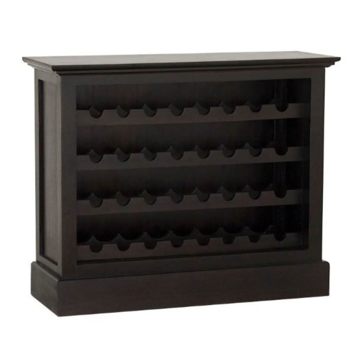 PEGASUS SOLID MAHOGANY TIMBER 36 BOTTLE WINERACK - CHOCOLATE - MyChocolateWood