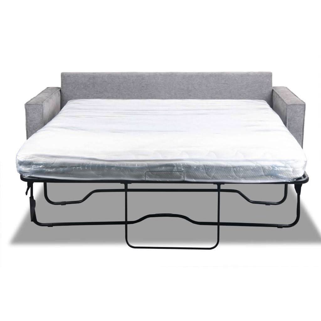 PHILIPA QUEEN SOFA BED/LOUNGE SOFA COUCH SETTEE MEMORY FOAM MATTRESS SLATE - MyChocolateWood