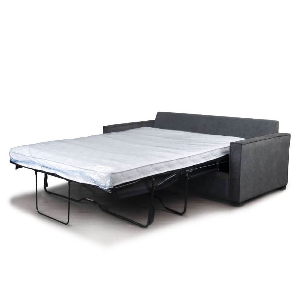 PHILIPA QUEEN SOFA BED/LOUNGE SOFA COUCH SETTEE MEMORY FOAM MATTRESS SLATE - MyChocolateWood