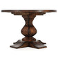 PHOENIX OLD ELMWOOD ROUND PEDESTAL DINING TABLE 140CM - MyChocolateWood