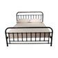 PICOLA QUEEN METAL BED BLACK - MyChocolateWood
