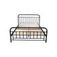 PICOLA QUEEN METAL BED BLACK - MyChocolateWood