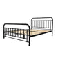 PICOLA QUEEN METAL BED BLACK - MyChocolateWood