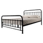 PICOLA QUEEN METAL BED BLACK - MyChocolateWood