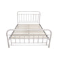 PICOLA QUEEN METAL BED WHITE - MyChocolateWood