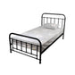 PICOLA SINGLE METAL BED BLACK - MyChocolateWood