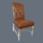 PIRRO TOP GRAIN TAN LEATHER DINING CHAIR - MyChocolateWood