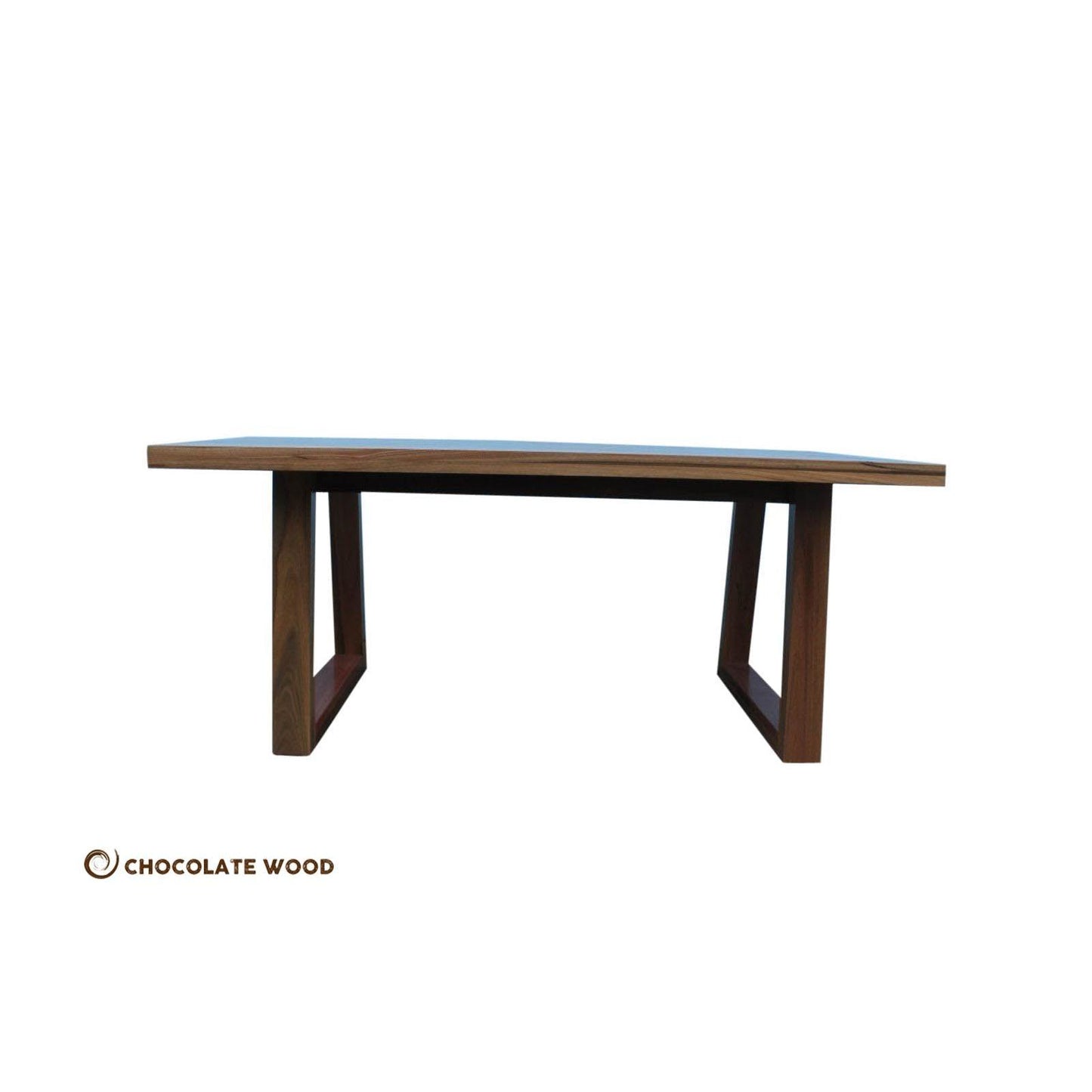 PLATO DINING TABLE IN SOLID SPOTTED GUM 2100MM - MyChocolateWood