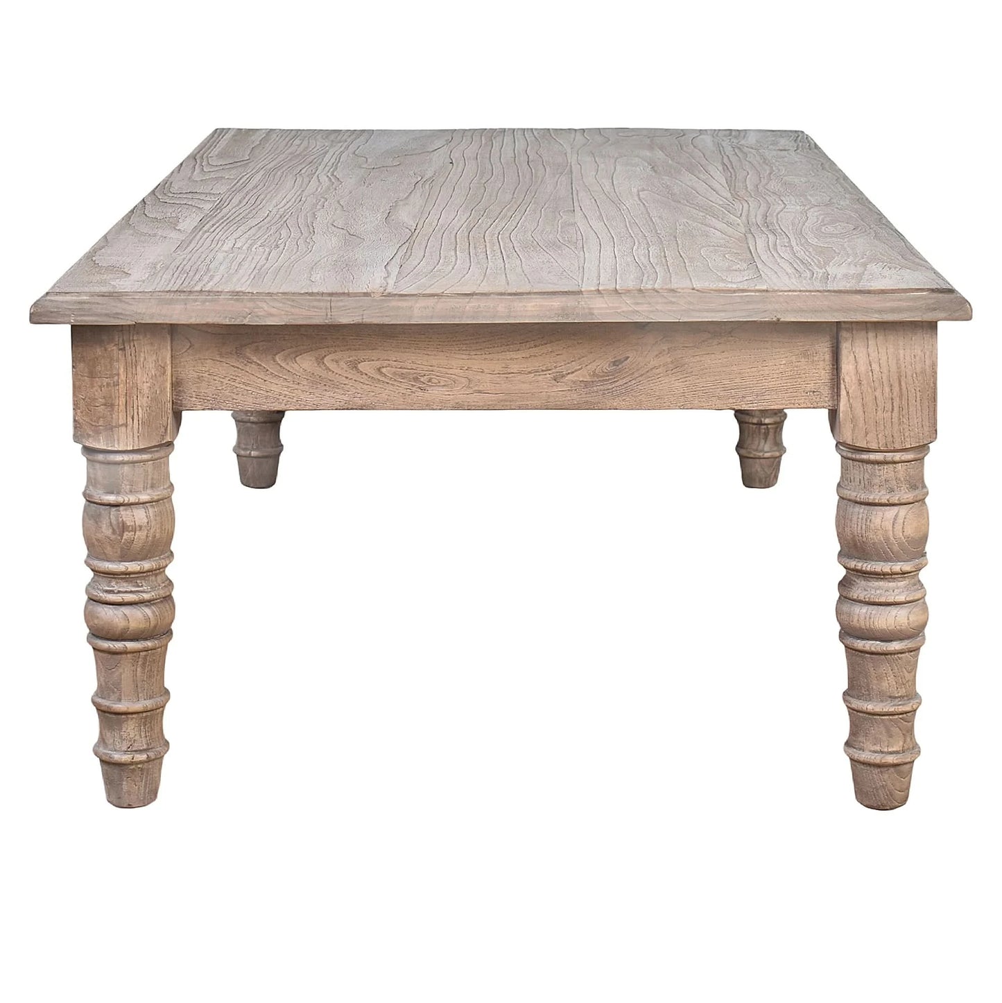 POWELL RECLAIMED ELM COFFEE TABLE 130CM - MyChocolateWood