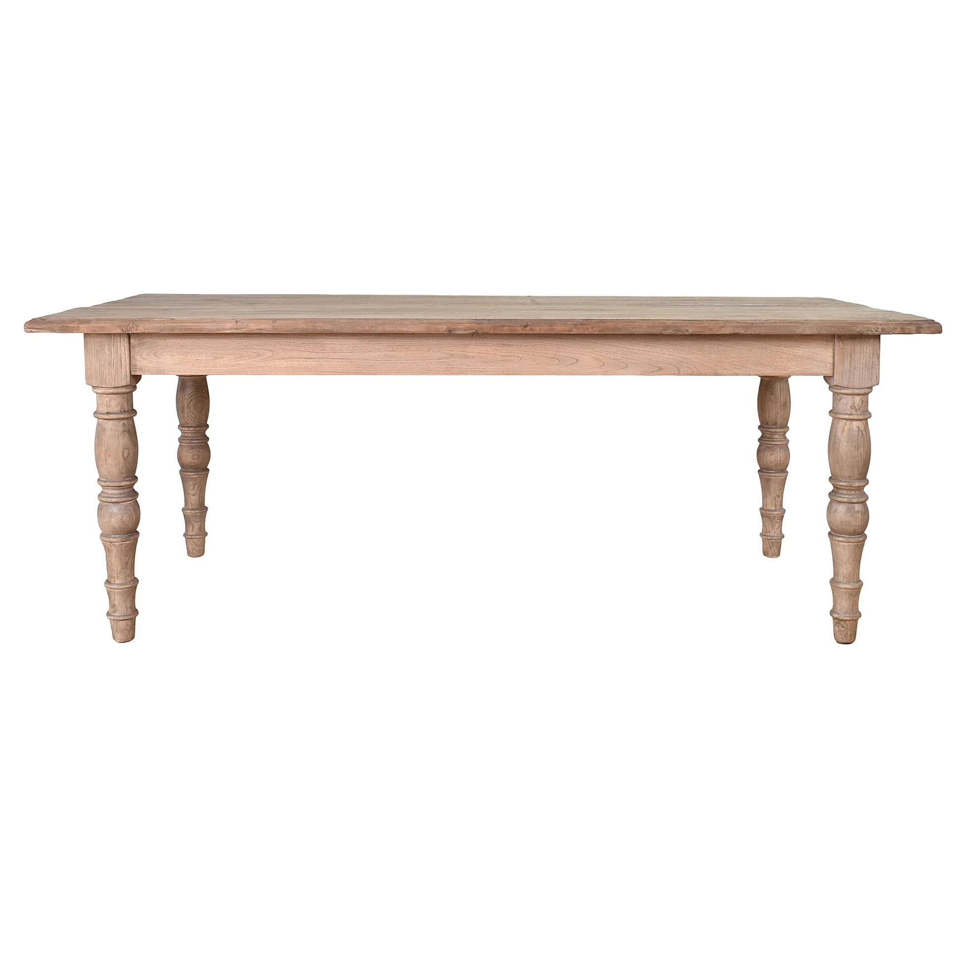 POWELL RECLAIMED ELM RECTANGULAR DINING TABLE 200CM - MyChocolateWood