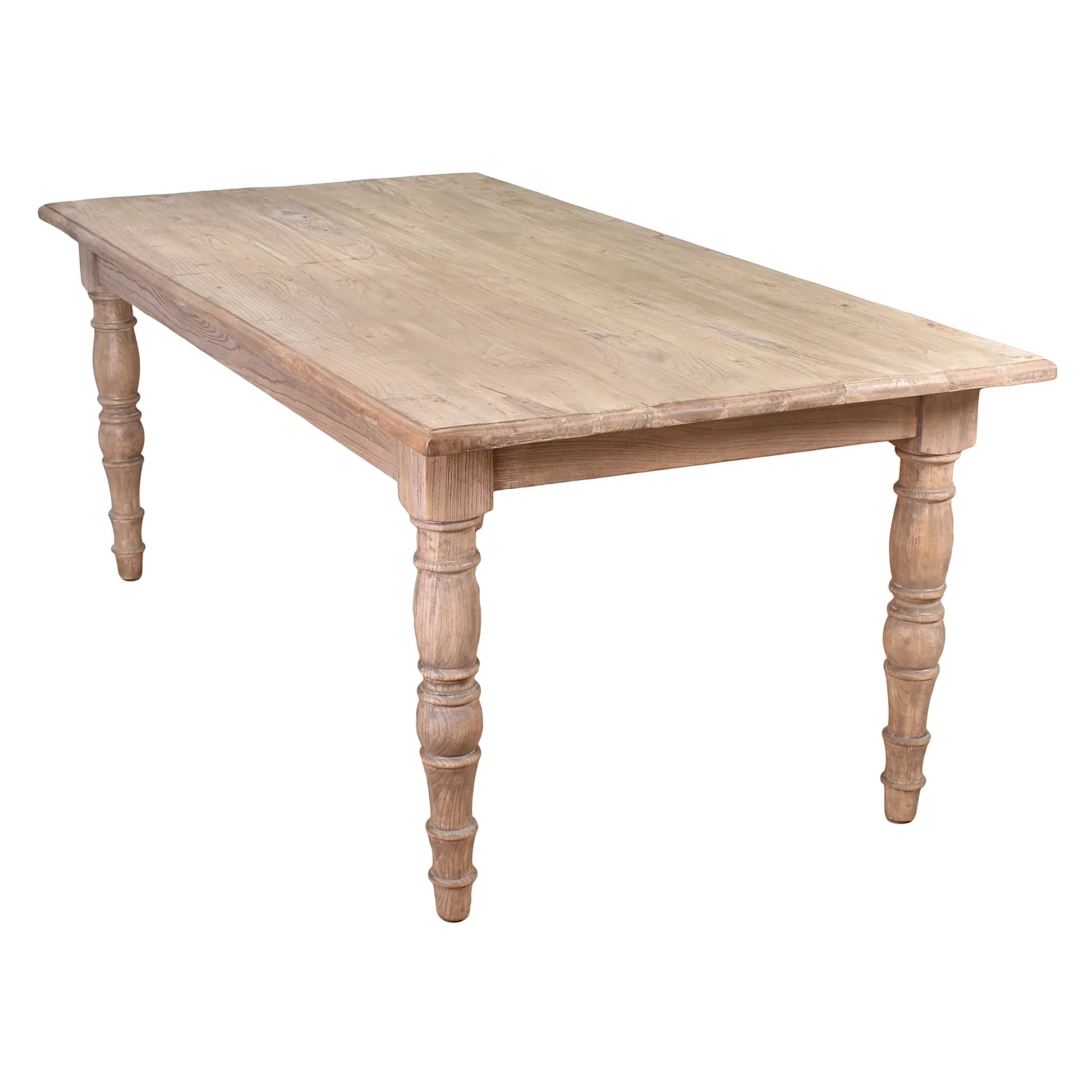 POWELL RECLAIMED ELM RECTANGULAR DINING TABLE 240CM - MyChocolateWood