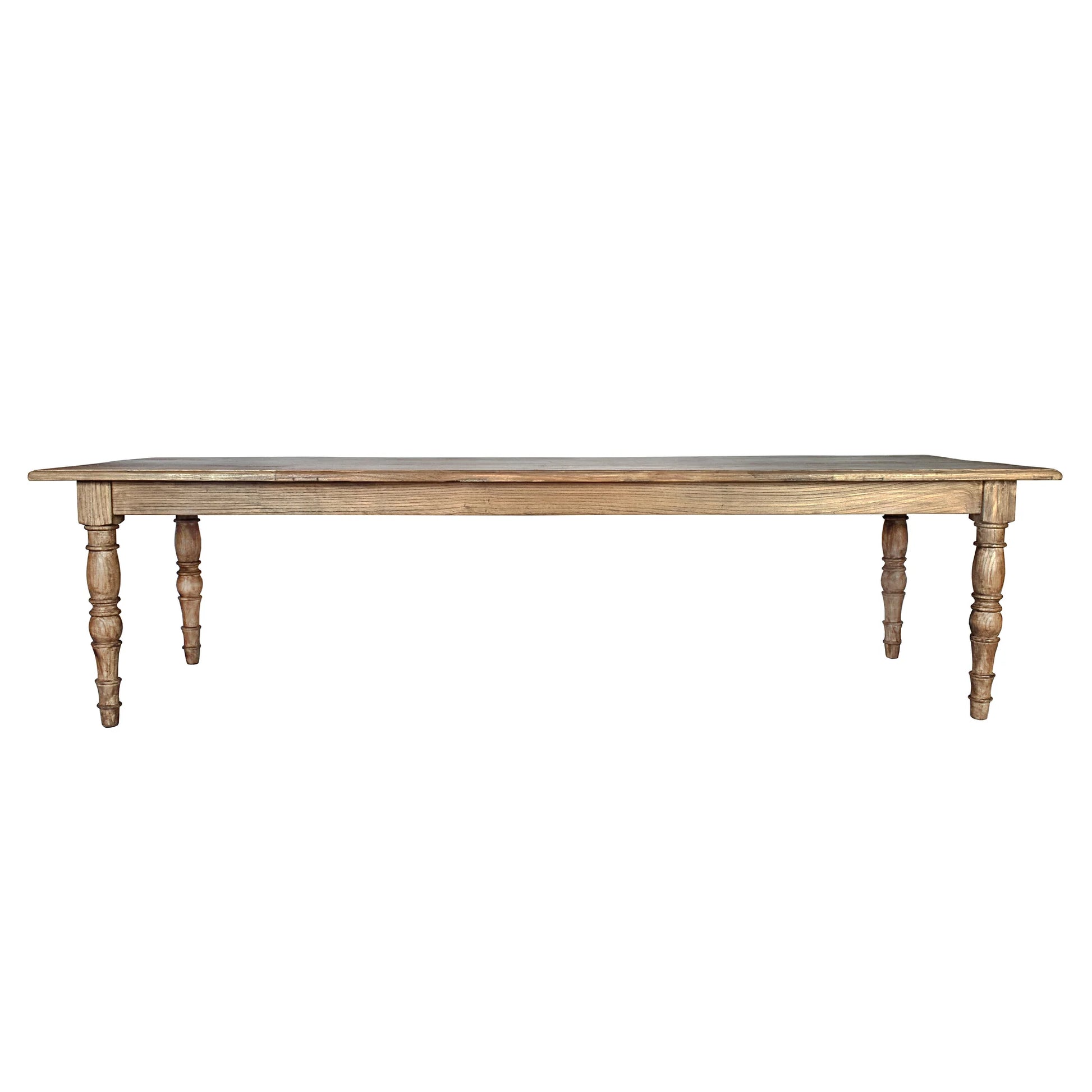 POWELL RECLAIMED ELM RECTANGULAR DINING TABLE 300CM - MyChocolateWood