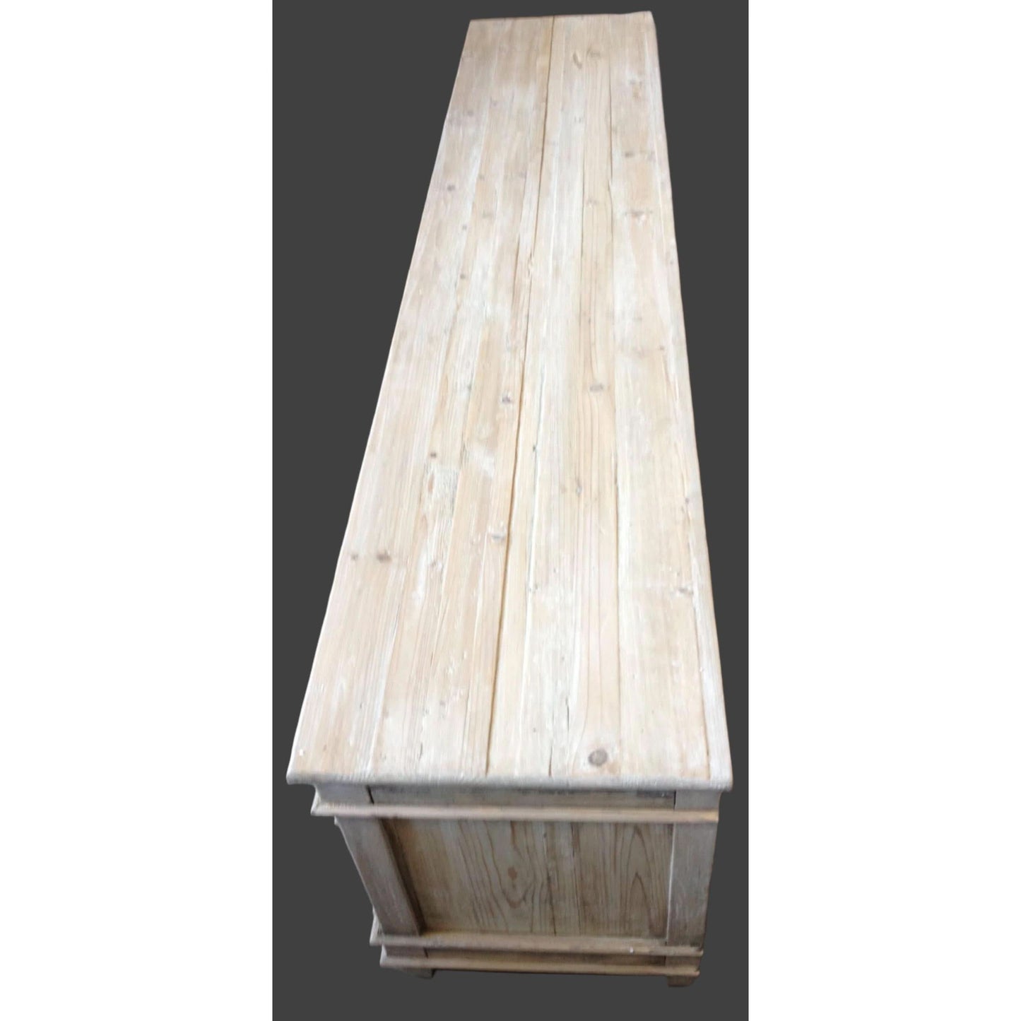 PROVENZ RECYCLED ELM RUSTIC 2-DOORS & 1 DRAWER TV/ENTERTAINMENT UNIT - MyChocolateWood