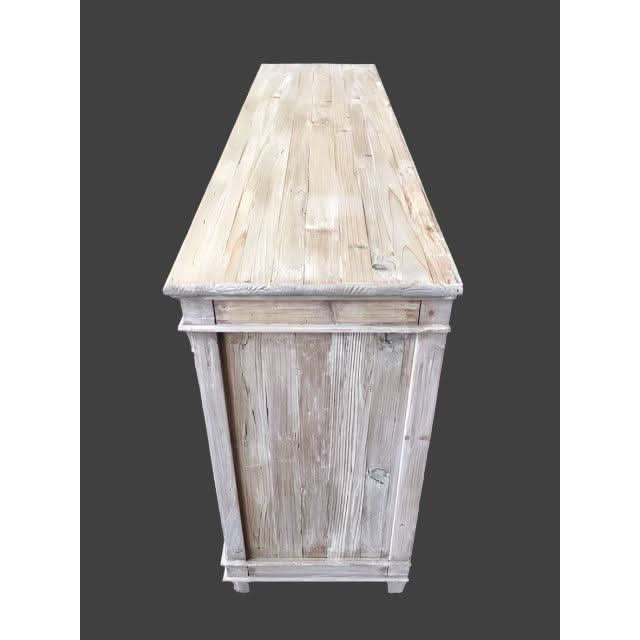 PROVENZ RECYCLED ELM RUSTIC 4-DOOR BUFFET SIDEBOARD 165CM - MyChocolateWood