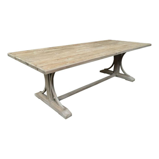 PROVENZ RECYCLED ELM RUSTIC DINING TABLE 200CM - MyChocolateWood