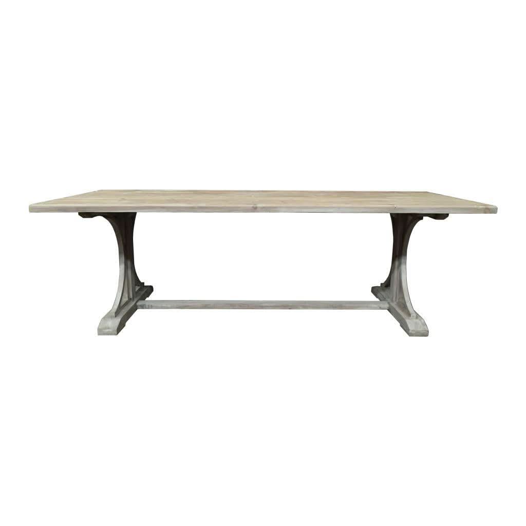 PROVENZ RECYCLED ELM RUSTIC DINING TABLE 200CM - MyChocolateWood