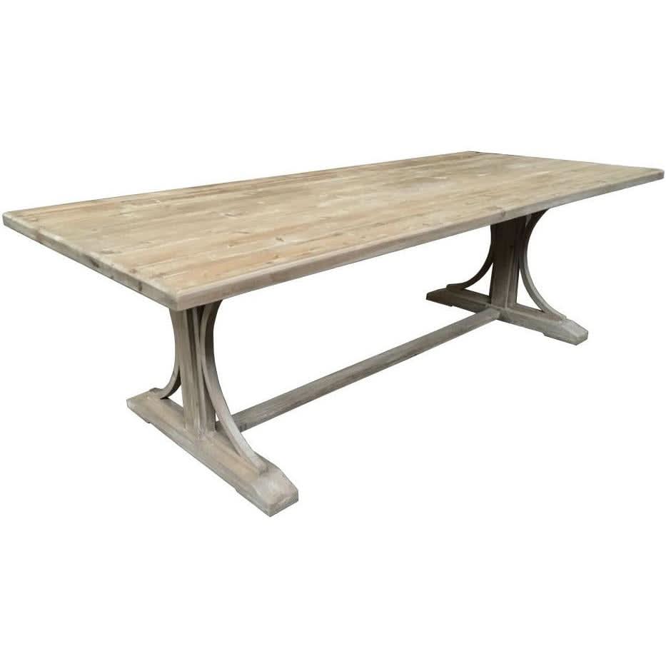 PROVENZ RECYCLED ELM RUSTIC DINING TABLE 200CM - MyChocolateWood