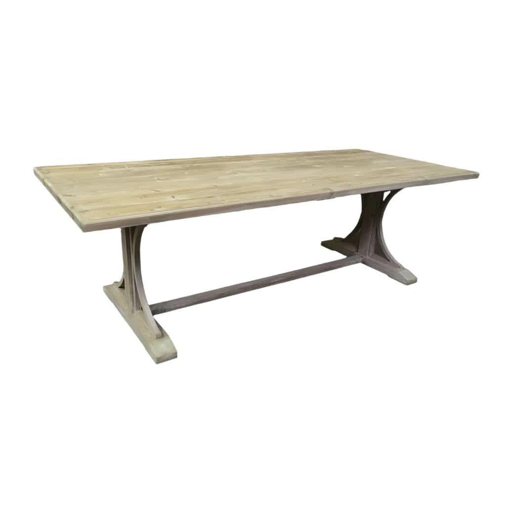 PROVENZ RECYCLED ELM RUSTIC DINING TABLE 245CM - MyChocolateWood