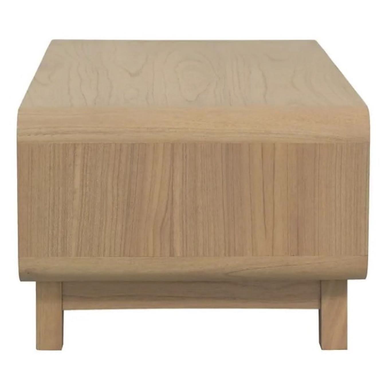 PROVIDENCE COFFEE TABLE IN WHITE CEDAR TIMBER - MyChocolateWood