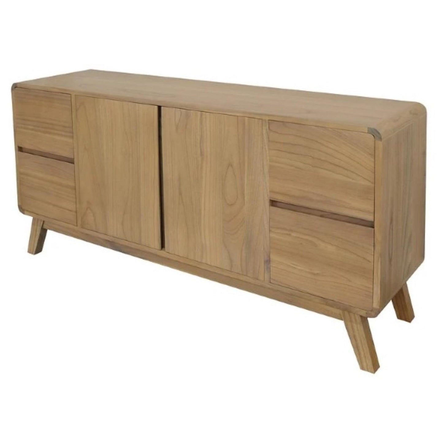 PROVIDENCE SIDEBOARD/BUFFET 2 DOORS & 4 DRAWERS IN WHITE CEDAR TIMBER - MyChocolateWood